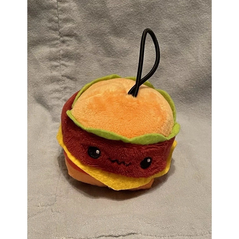 NEW Plush Crush Stuffed Small Plush‎ Character Hamburger Toy